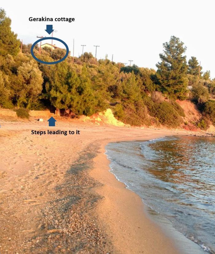 Gerakina Beach Cottage Псакудия Экстерьер фото